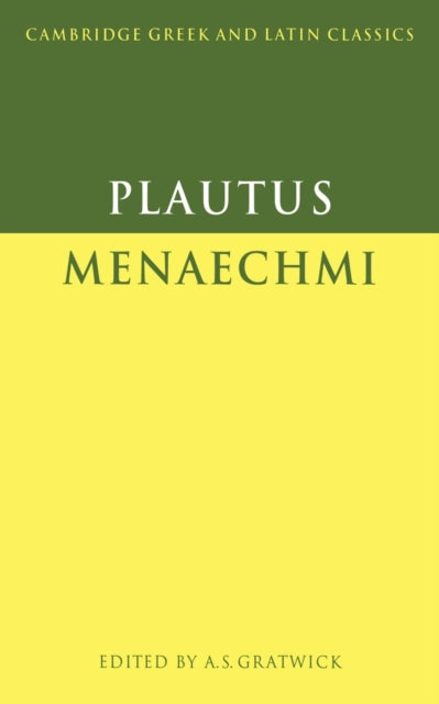 Book cover of: Plautus: Menaechmi