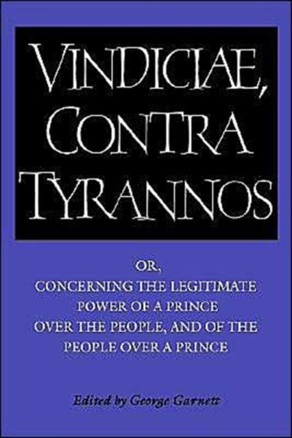 Book cover of: Brutus: Vindiciae, contra tyrannos. By: Stephanius Jurius Brutus