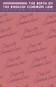 Book cover of: Birth of the English Common Law