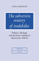 Book cover of: Subversive Oratory of Andokides