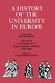 Book cover of: History of the University in Europe: Volume 2, Universities in Early Modern Europe (1500–1800). By: Hilde de Ridder-Symoens