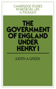 Book cover of: Government of England under Henry I. By: Judith A. Green
