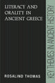 Book cover of: Literacy and Orality in Ancient Greece