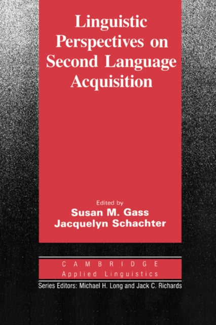 Book cover of: Linguistic Perspectives on Second Language Acquisition