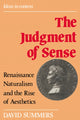 Book cover of: Judgment of Sense. By: David Summers