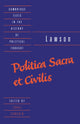 Book cover of: Lawson: Politica sacra et civilis. By: George Lawson