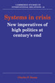 Book cover of: Systems in Crisis