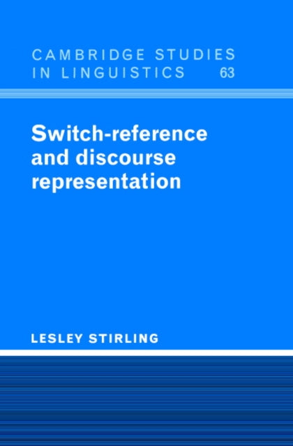 Book cover of: Switch-Reference and Discourse Representation