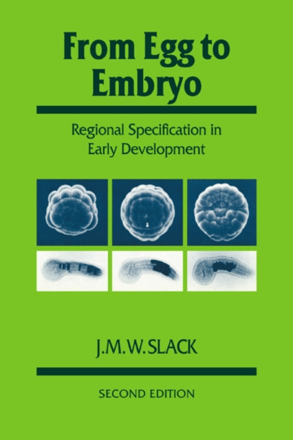 Book cover of: From Egg to Embryo