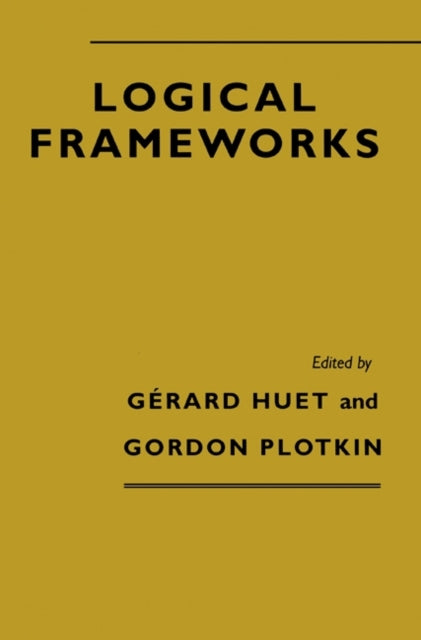 Book cover of: Logical Frameworks