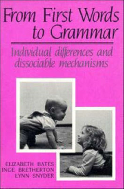 Book cover of: From First Words to Grammar. By: Elizabeth Bates