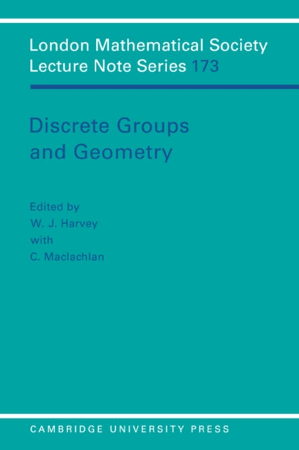 Book cover of: Discrete Groups and Geometry