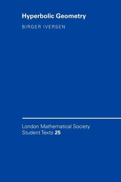 Book cover of: Hyperbolic Geometry