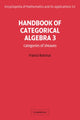 Book cover of: Handbook of Categorical Algebra: Volume 3, Sheaf Theory