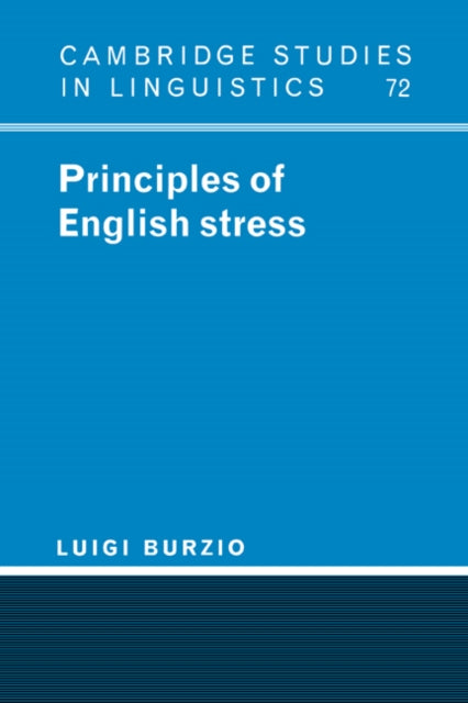 Book cover of: Principles of English Stress