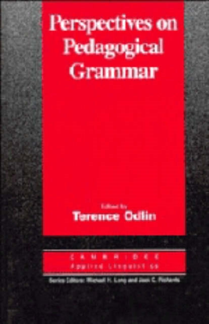 Book cover of: Perspectives on Pedagogical Grammar