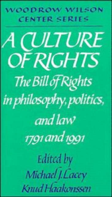 Book cover of: Culture of Rights