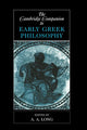 Book cover of: Cambridge Companion to Early Greek Philosophy