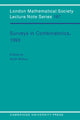Book cover of: Surveys in Combinatorics, 1993. By: K. Walker