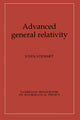 Book cover of: Advanced General Relativity. By: John Stewart