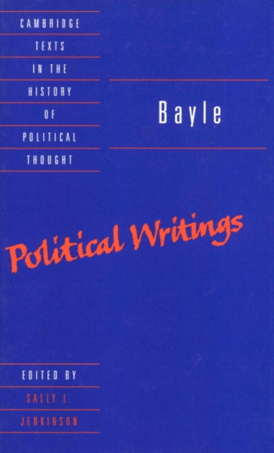 Book cover of: Bayle: Political Writings