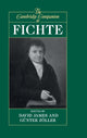 Book cover of: Cambridge Companion to Fichte. By: Günter Zöller