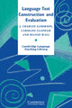 Book cover of: Language Test Construction and Evaluation