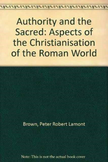 Book cover of: Authority and the Sacred