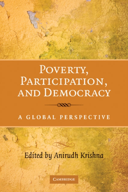 Book cover of: Poverty, Participation, and Democracy