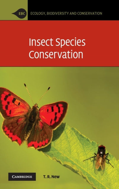 Book cover of: Insect Species Conservation. By: T. R. New