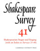 Book cover of: Shakespeare Survey. By: Stanley Wells