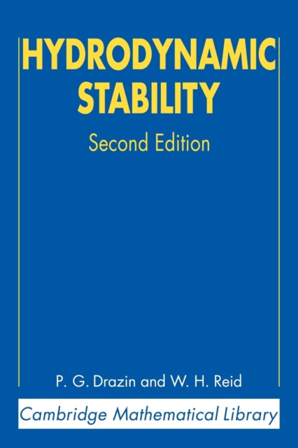 Book cover of: Hydrodynamic Stability