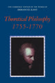 Book cover of: Theoretical Philosophy, 1755–1770