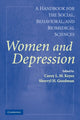 Book cover of: Women and Depression