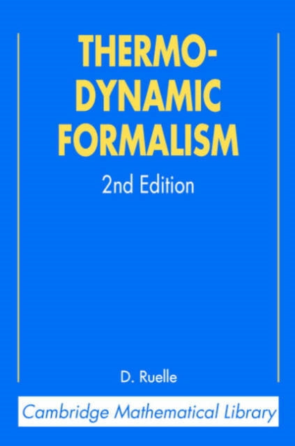 Book cover of: Thermodynamic Formalism