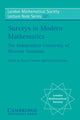 Book cover of: Surveys in Modern Mathematics