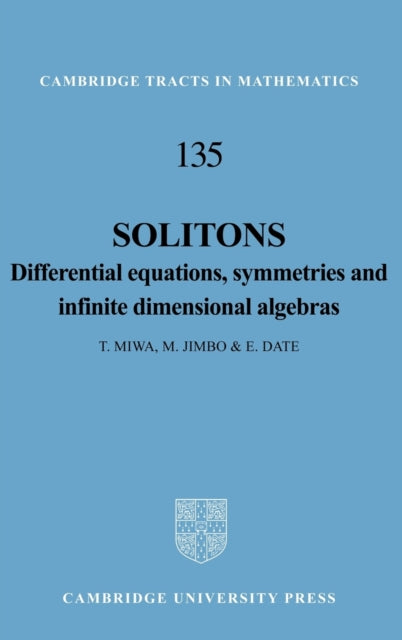 Book cover of: Solitons. By: T. Miwa