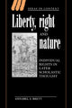Book cover of: Liberty, Right and Nature