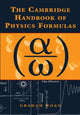 Book cover of: Cambridge Handbook of Physics Formulas