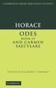 Book cover of: Horace: Odes IV and Carmen Saeculare. By: Horace