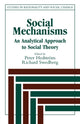 Book cover of: Social Mechanisms