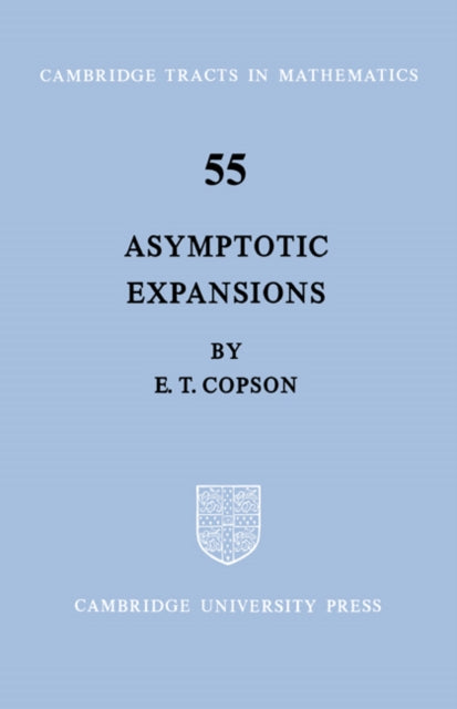Book cover of: Asymptotic Expansions. By: E. T. Copson
