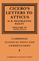 Book cover of: Cicero: Letters to Atticus: Volume 6, Books 14-16. By: Cicero