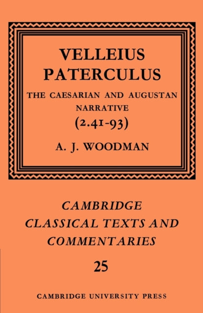 Book cover of: Velleius Paterculus. By: Paterculus