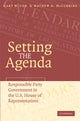 Book cover of: Setting the Agenda. By: Gary W. Cox