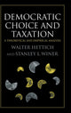 Book cover of: Democratic Choice and Taxation