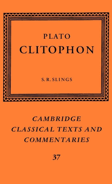 Book cover of: Plato: Clitophon. By: Πλάτων