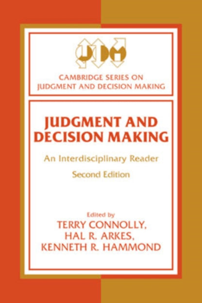 Book cover of: Judgment and Decision Making