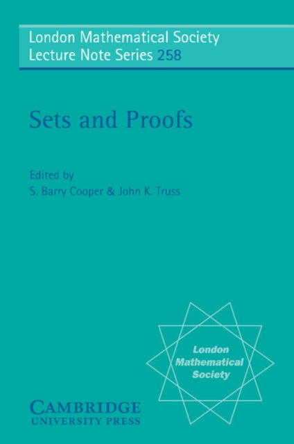 Book cover of: Sets and Proofs