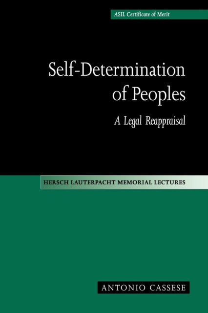 Book cover of: Self-Determination of Peoples. By: Antonio Cassese